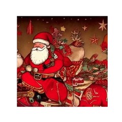 Christmas Art Square Satin Scarf (30  X 30 )