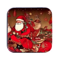 Christmas Art Square Metal Box (black)