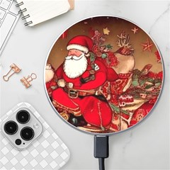 Christmas Art Wireless Fast Charger(white) by myclothy