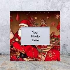 Christmas Art White Box Photo Frame 4  X 6  by myclothy