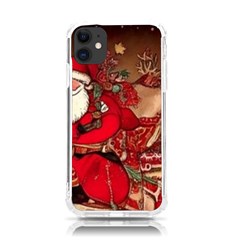 Christmas Art Iphone 11 Tpu Uv Print Case by myclothy