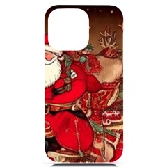 Christmas Art Iphone 14 Pro Max Black Uv Print Pc Hardshell Case