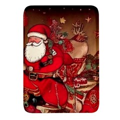 Christmas Art Rectangular Glass Fridge Magnet (4 Pack) by myclothy