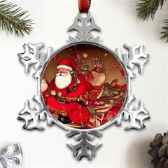 Christmas Art Metal Small Snowflake Ornament by myclothy