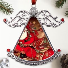 Christmas Art Metal Angel With Crystal Ornament by myclothy