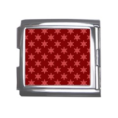 Illustrations Red Abstract Pattern Seamless Texture Mega Link Italian Charm (18mm)