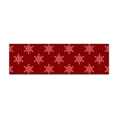 Illustrations Red Abstract Pattern Seamless Texture Sticker (bumper)