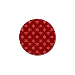 Illustrations Red Abstract Pattern Seamless Texture Golf Ball Marker