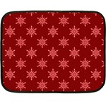 Illustrations Red Abstract Pattern Seamless Texture Two Sides Fleece Blanket (Mini) 35 x27  Blanket Front