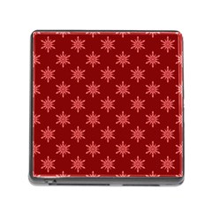 Illustrations Red Abstract Pattern Seamless Texture Memory Card Reader (square 5 Slot)