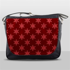 Illustrations Red Abstract Pattern Seamless Texture Messenger Bag