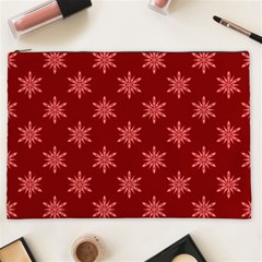 Illustrations Red Abstract Pattern Seamless Texture Cosmetic Bag (xxl) by Hannah976