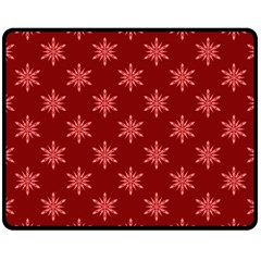 Illustrations Red Abstract Pattern Seamless Texture Two Sides Fleece Blanket (medium)