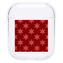 Illustrations Red Abstract Pattern Seamless Texture Hard Pc Airpods 1/2 Case by Hannah976