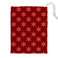 Illustrations Red Abstract Pattern Seamless Texture Drawstring Pouch (4xl)