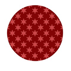 Illustrations Red Abstract Pattern Seamless Texture Mini Round Pill Box (pack Of 5) by Hannah976