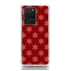 Illustrations Red Abstract Pattern Seamless Texture Samsung Galaxy S20 Ultra 6 9 Inch Tpu Uv Case