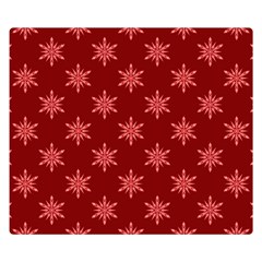 Illustrations Red Abstract Pattern Seamless Texture Premium Plush Fleece Blanket (small)