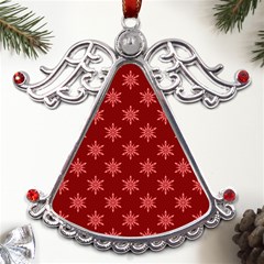 Illustrations Red Abstract Pattern Seamless Texture Metal Angel With Crystal Ornament by Hannah976