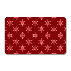 Illustrations Red Abstract Pattern Seamless Texture Magnet (rectangular)