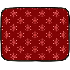 Illustrations Red Abstract Pattern Seamless Texture Fleece Blanket (mini)