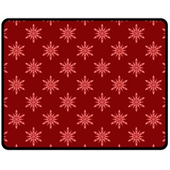 Illustrations Red Abstract Pattern Seamless Texture Fleece Blanket (medium)