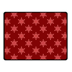 Illustrations Red Abstract Pattern Seamless Texture Fleece Blanket (small)