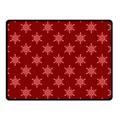 Illustrations Red Abstract Pattern Seamless Texture Two Sides Fleece Blanket (small)