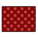 Illustrations Red Abstract Pattern Seamless Texture Two Sides Fleece Blanket (Small) 45 x34  Blanket Front