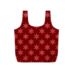 Illustrations Red Abstract Pattern Seamless Texture Full Print Recycle Bag (s)