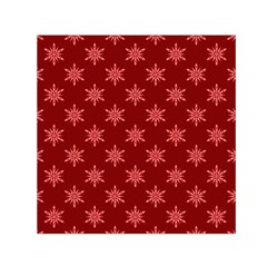 Illustrations Red Abstract Pattern Seamless Texture Square Satin Scarf (30  X 30 )