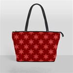 Illustrations Red Abstract Pattern Seamless Texture Classic Shoulder Handbag Front