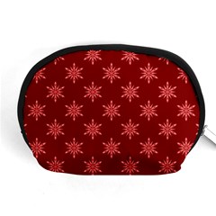 Illustrations Red Abstract Pattern Seamless Texture Accessory Pouch (medium)