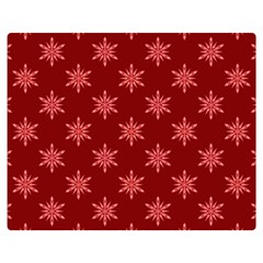 Illustrations Red Abstract Pattern Seamless Texture Two Sides Premium Plush Fleece Blanket (teen Size)