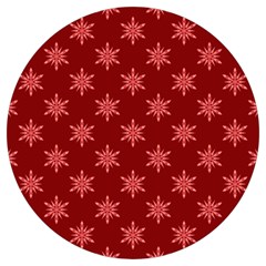 Illustrations Red Abstract Pattern Seamless Texture Round Trivet