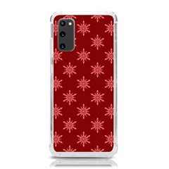 Illustrations Red Abstract Pattern Seamless Texture Samsung Galaxy S20 6 2 Inch Tpu Uv Case