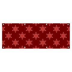 Illustrations Red Abstract Pattern Seamless Texture Banner And Sign 8  X 3 