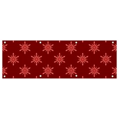 Illustrations Red Abstract Pattern Seamless Texture Banner And Sign 9  X 3 