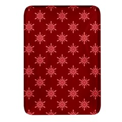 Illustrations Red Abstract Pattern Seamless Texture Rectangular Glass Fridge Magnet (4 Pack)