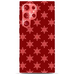 Illustrations Red Abstract Pattern Seamless Texture Samsung Galaxy S24 Ultra 6 9 Inch Black Tpu Uv Case