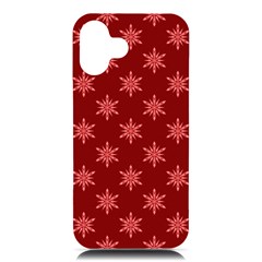 Illustrations Red Abstract Pattern Seamless Texture Iphone 16 Plus Black Uv Print Pc Hardshell Case