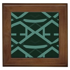 Geometric Design 01 Framed Tile