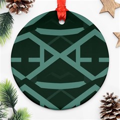 Geometric Design 01 Ornament (round)