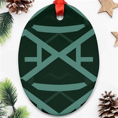 Geometric Design 01 Ornament (oval)