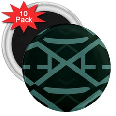 Geometric Design 01 3  Magnets (10 Pack) 