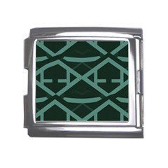 Geometric Design 01 Mega Link Italian Charm (18mm)