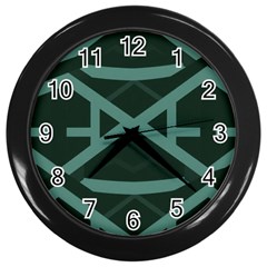 Geometric Design 01 Wall Clock (black)