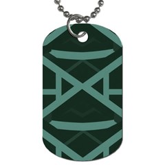 Geometric Design 01 Dog Tag (one Side)