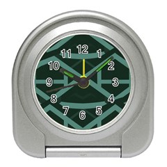 Geometric Design 01 Travel Alarm Clock