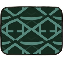 Geometric Design 01 Two Sides Fleece Blanket (mini)